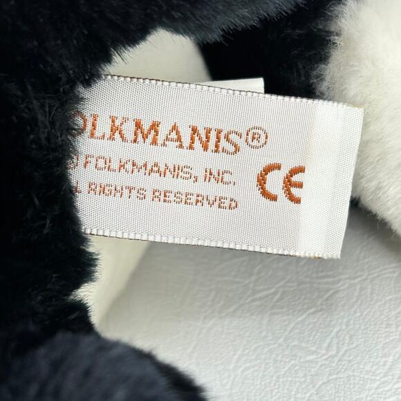 Folkmanis Floppy Cat Hand Puppet Full Body Plush Realistic Black Kitty 21 Inch - Picture 7 of 10